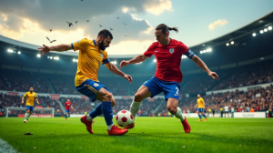 Intensive Fußball-Duelle: Abstiegskampf, Fouls, Emotionen erleben